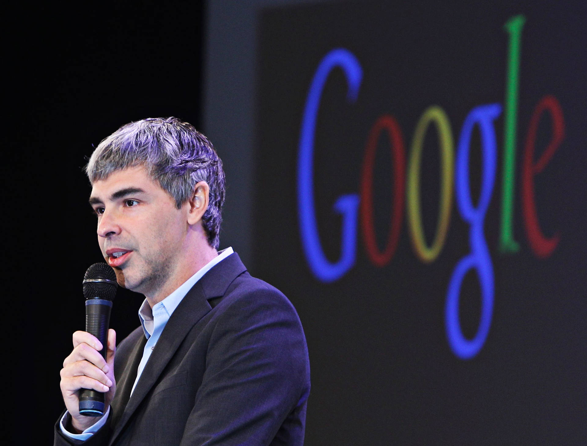 Larry Page Google Forum Photography 2012 Wallpaper