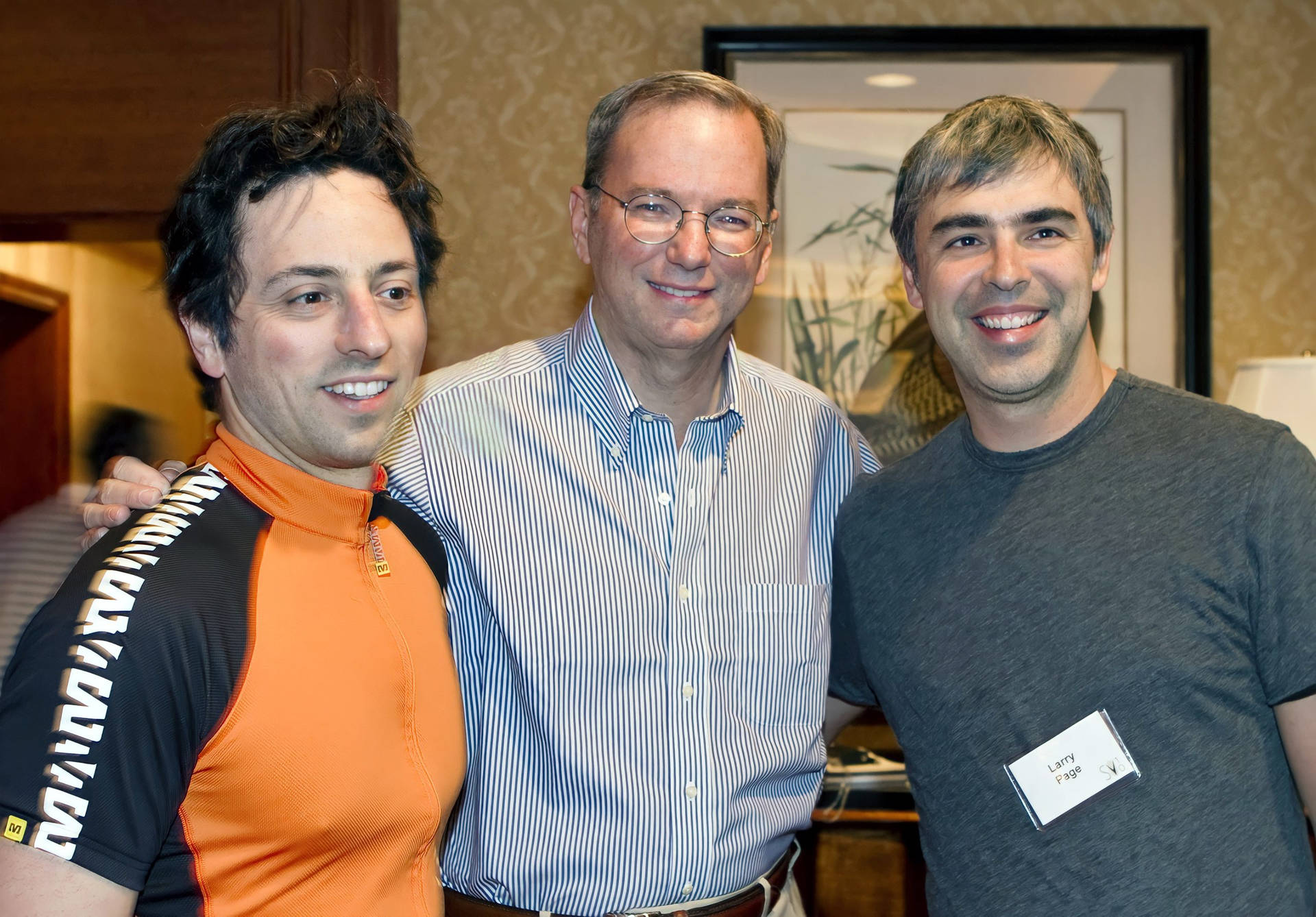 Larry Page Sergey Brin Eric Schmidt Wallpaper