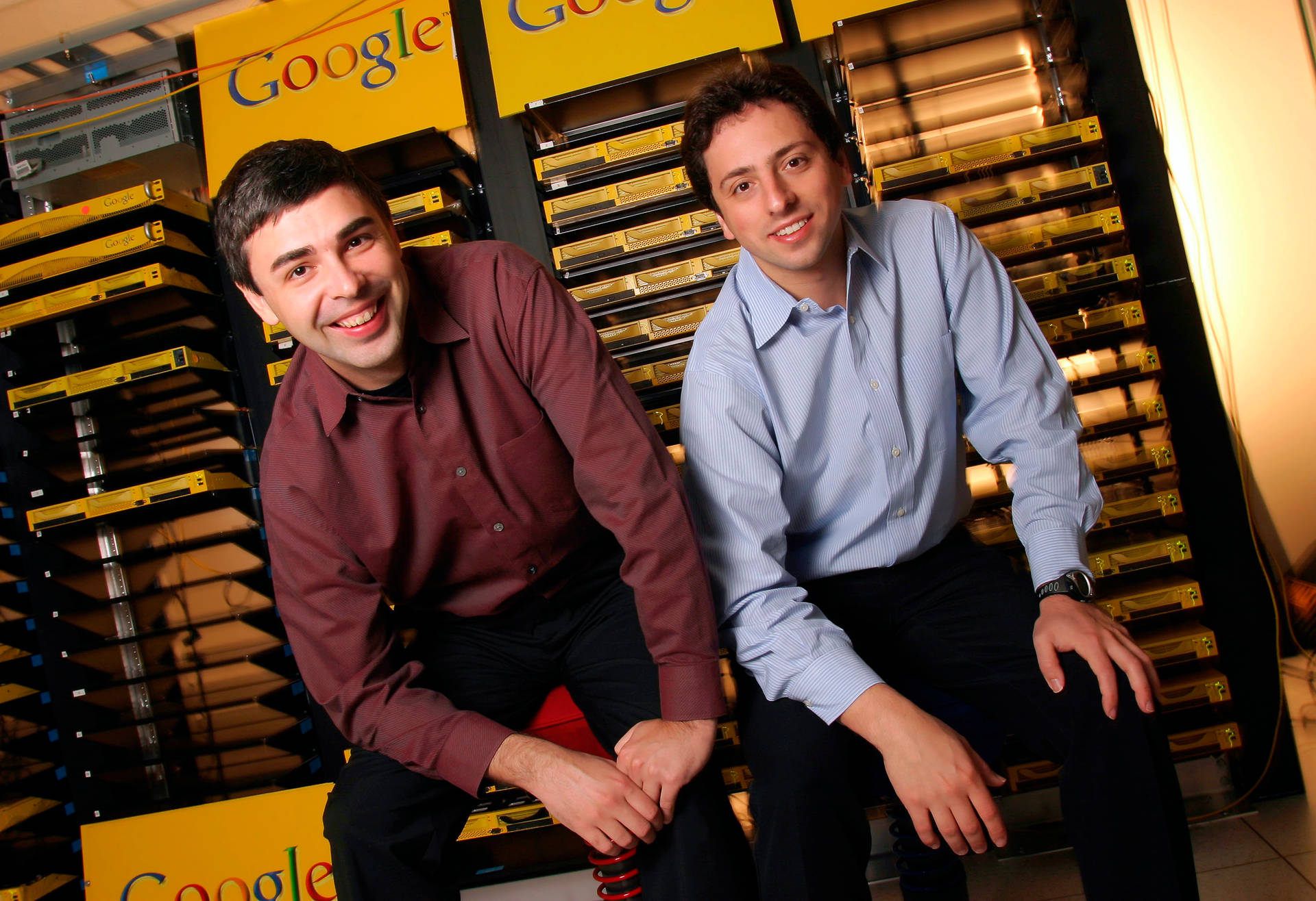 Larry Page Sergey Brin Google Headquarters Wallpaper