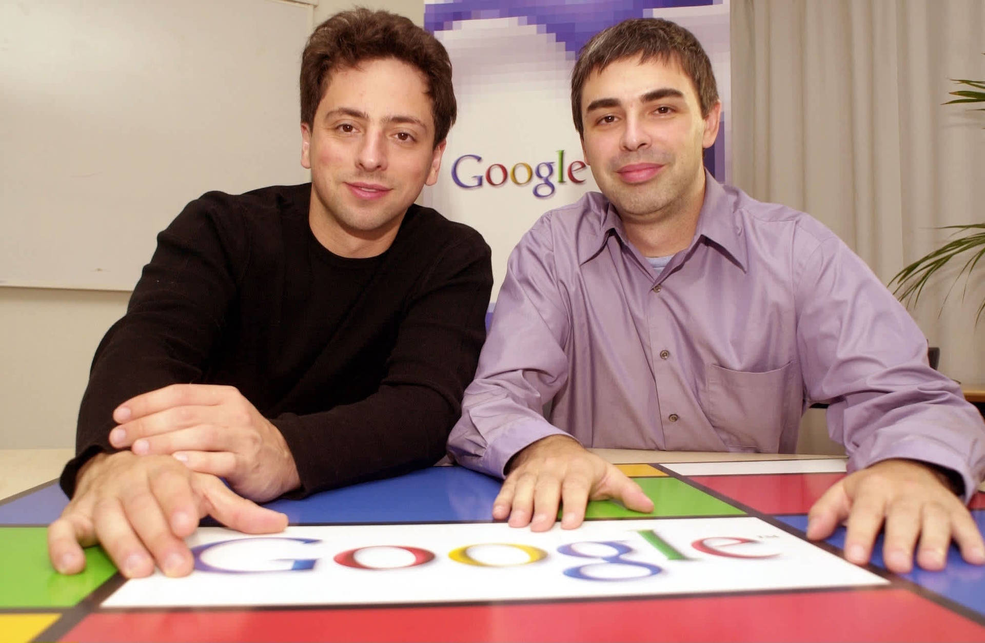 Larry Page Sergey Brin Google Photography Wallpaper