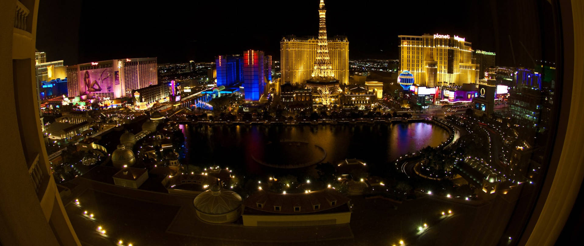 The Neon Splendor of Las Vegas Wallpaper