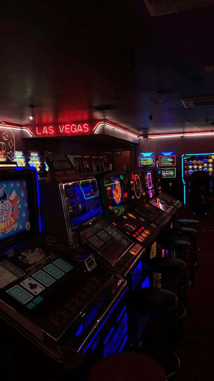 Las Vegas Arcade Gaming Machines Wallpaper