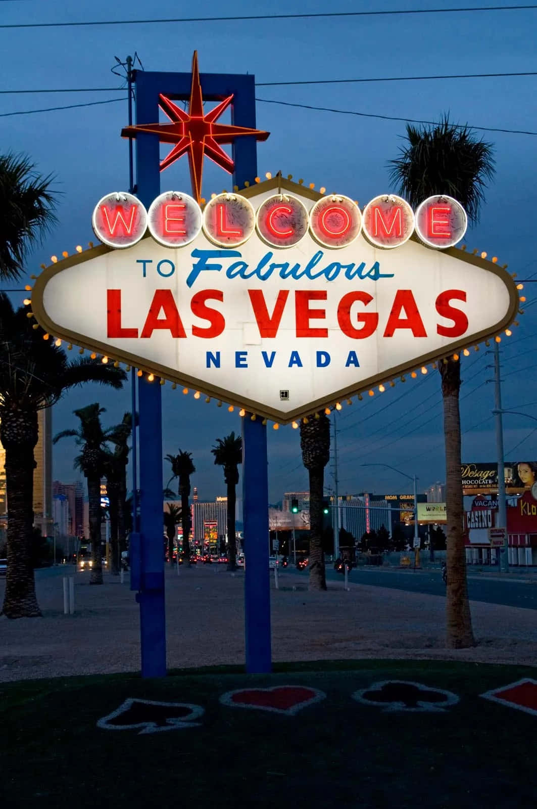 Las Vegas Baggrund 1063 X 1600