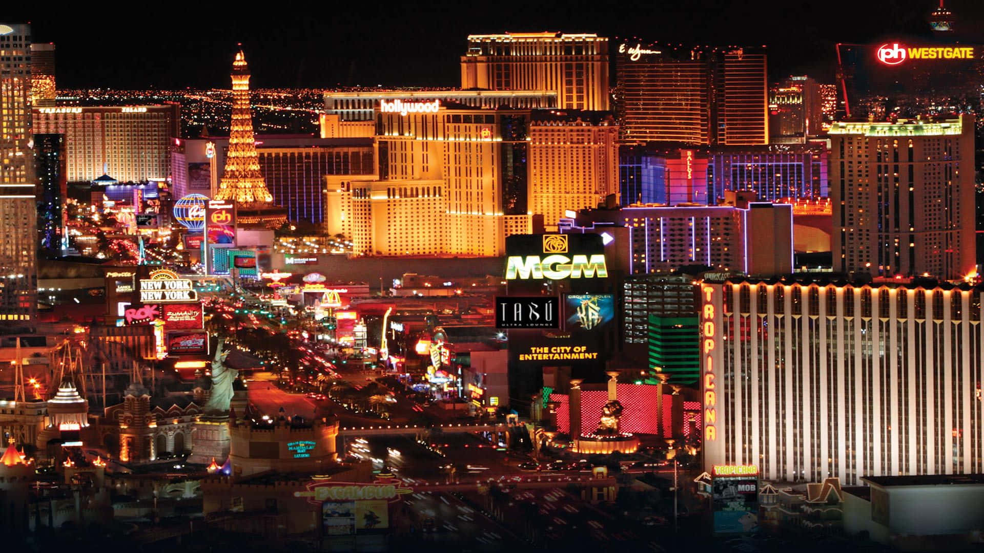 Las Vegas Hotels & Casinos Desktop Wallpaper