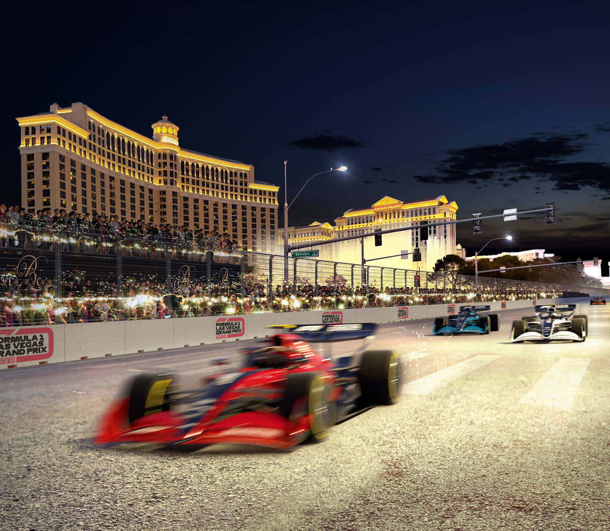 Course Nocturne Du Grand Prix De Las Vegas Fond d'écran