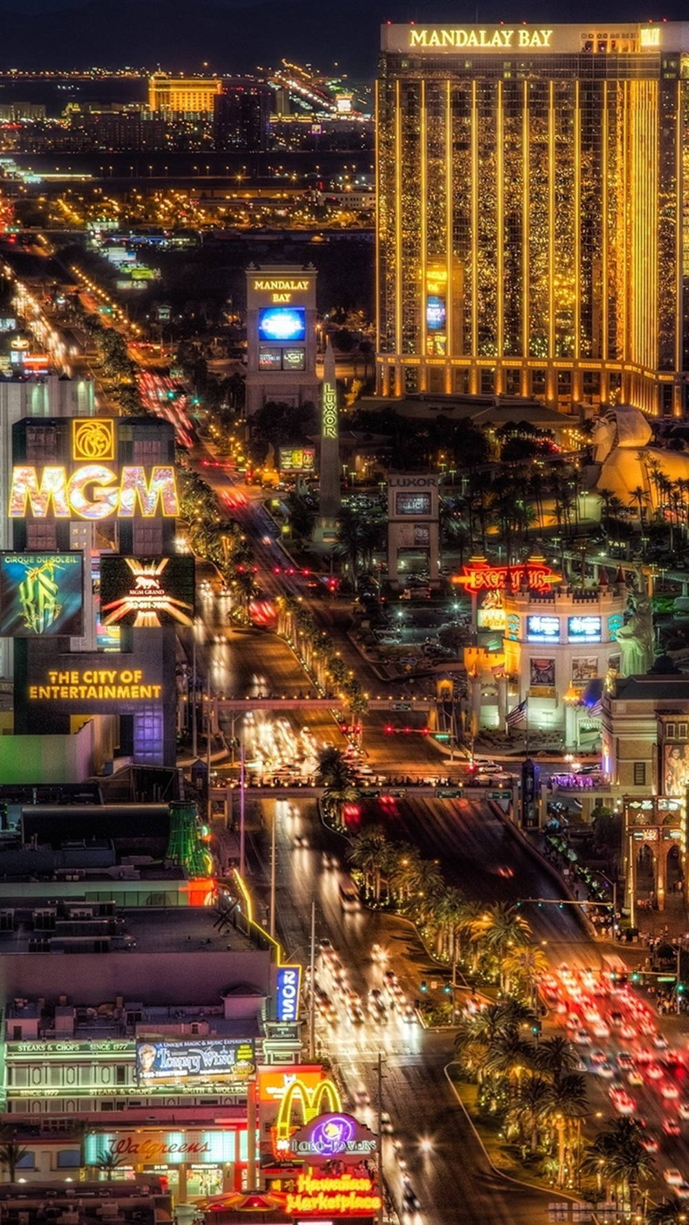 Las Vegas Iphone City Of Entertainment Wallpaper