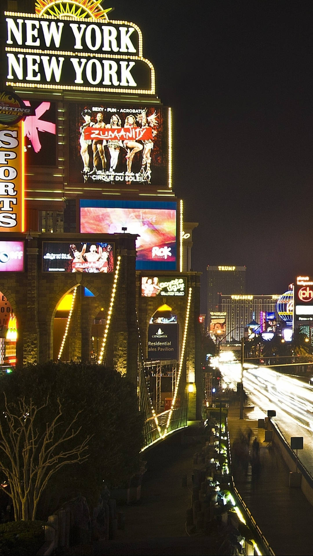 Las Vegas Iphone New York Billboard Wallpaper
