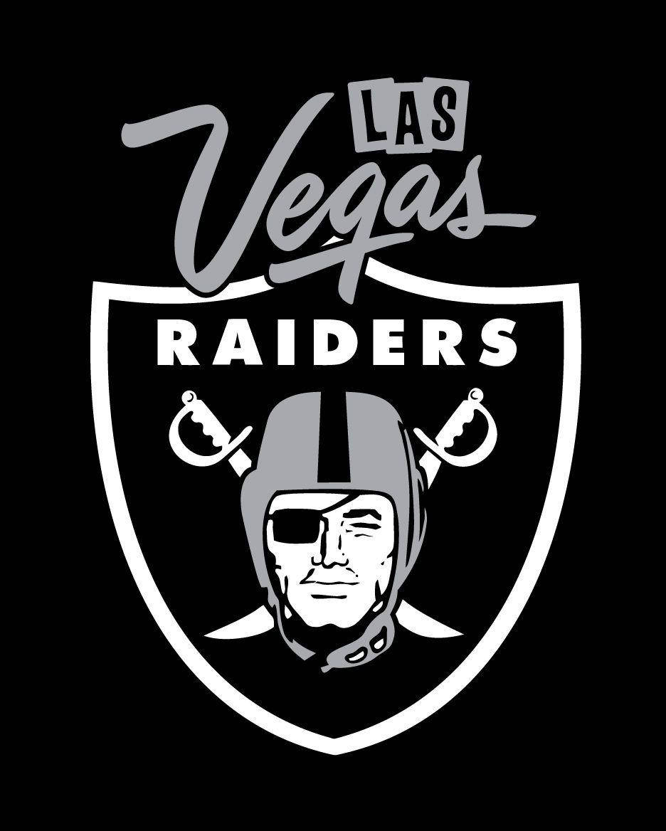 Las Vegas Raiders Classic Logo Tapet Wallpaper