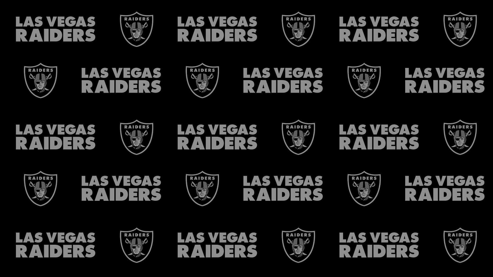 Las Vegas Raiders Logo Pattern Wallpaper
