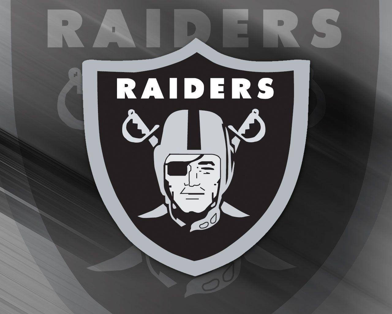 Las Vegas Raiders NFL Team Logo Wallpaper