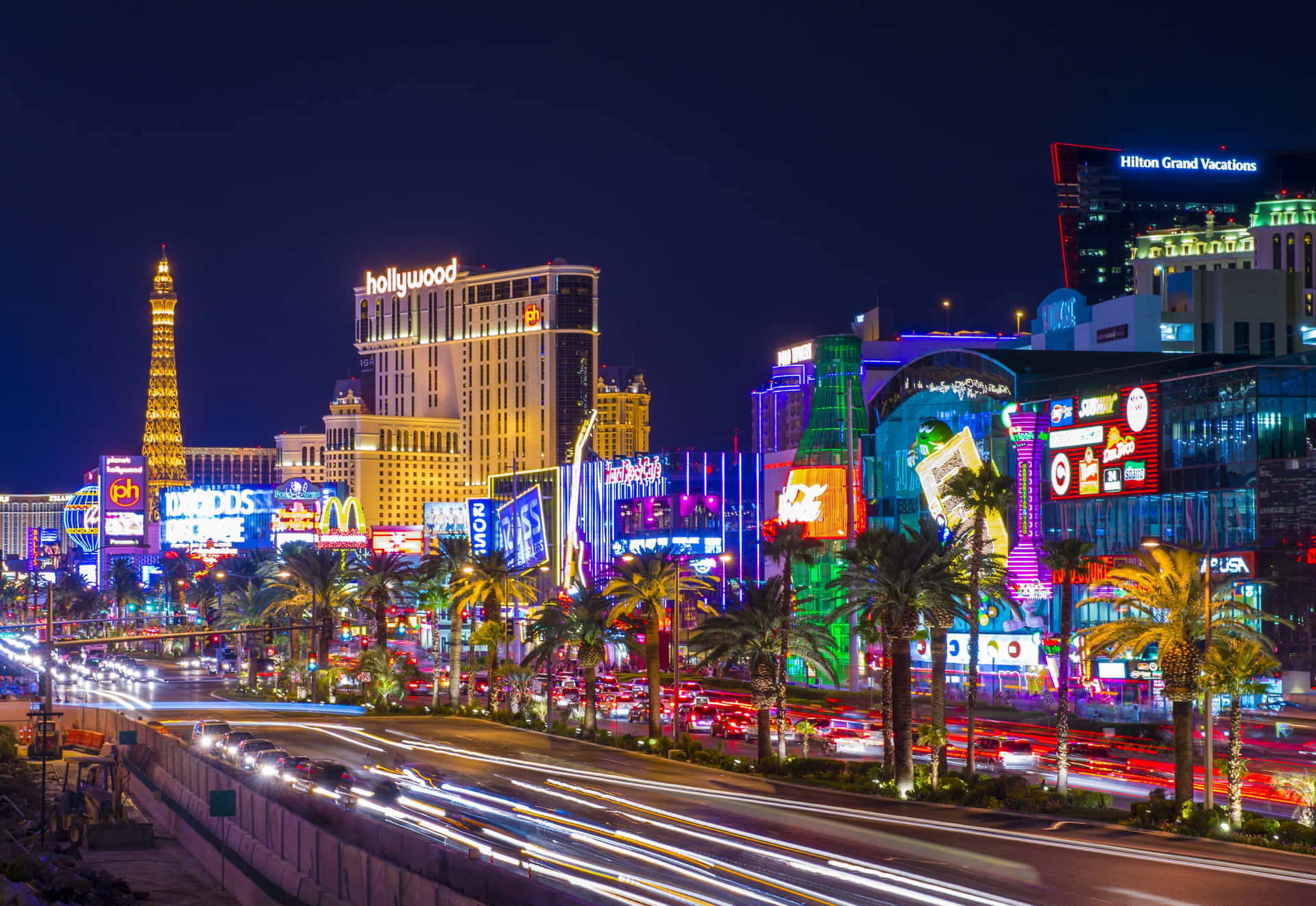 Stunning Las Vegas Skyline Iphone Theme Wallpaper