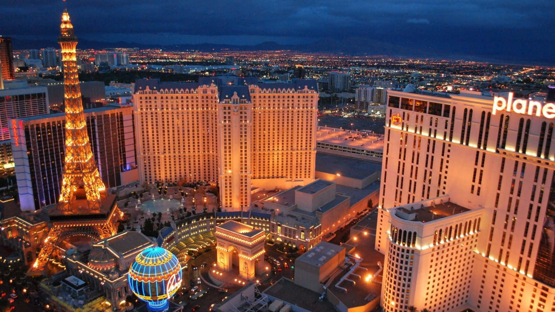 Det ikoniske Las Vegas skyline Wallpaper