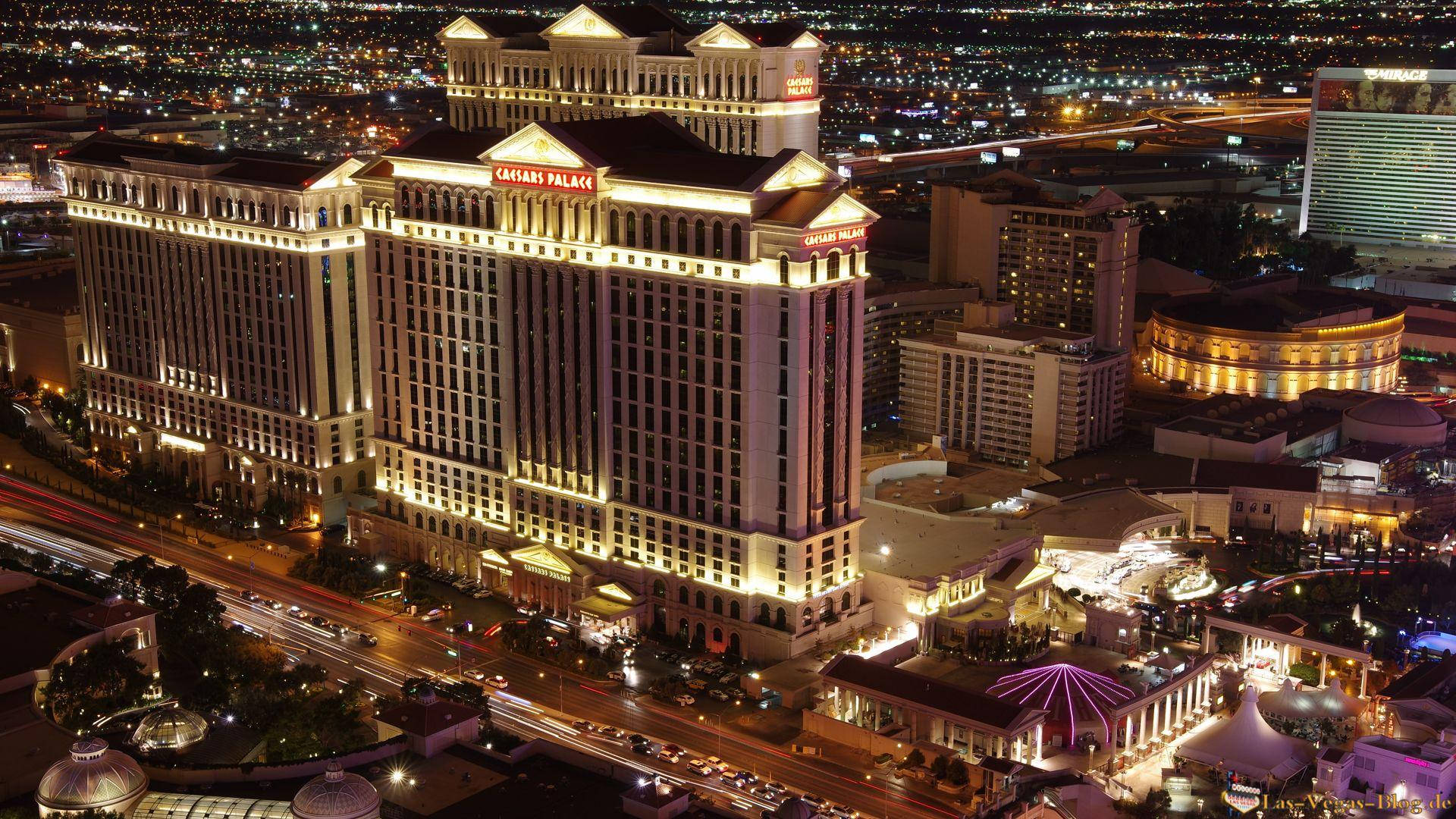 Las Vegas Strip Caesars Palace hovedbygning Motiv som baggrund på skærmen Wallpaper