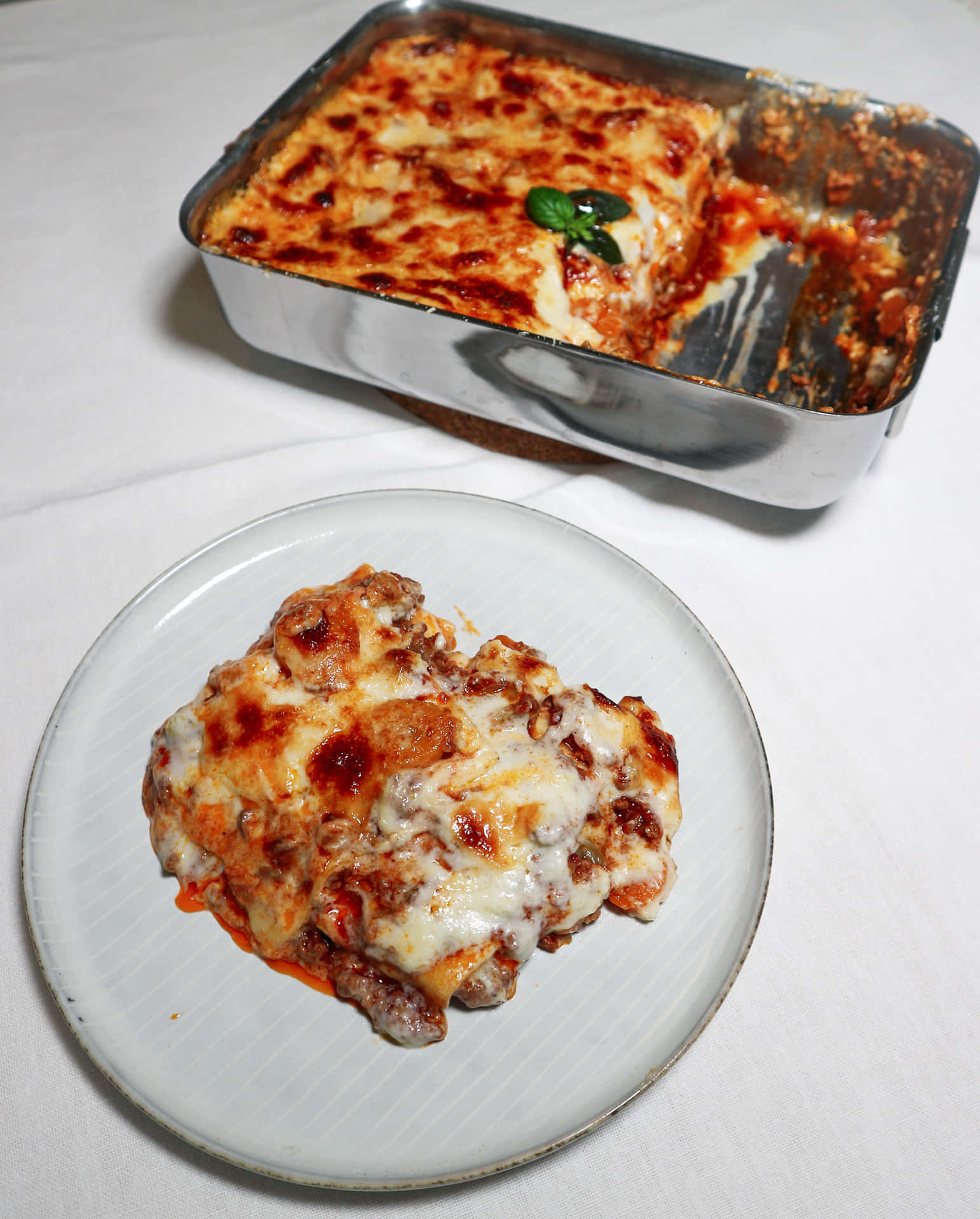 Lasagna Alla Bolognese Red Sauce Wallpaper