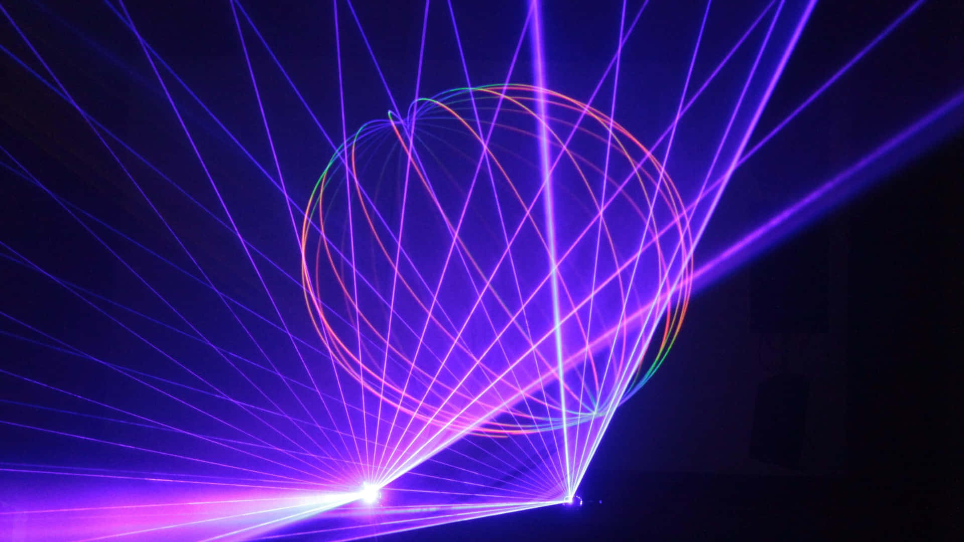 Laser Light Show Spectacle Wallpaper