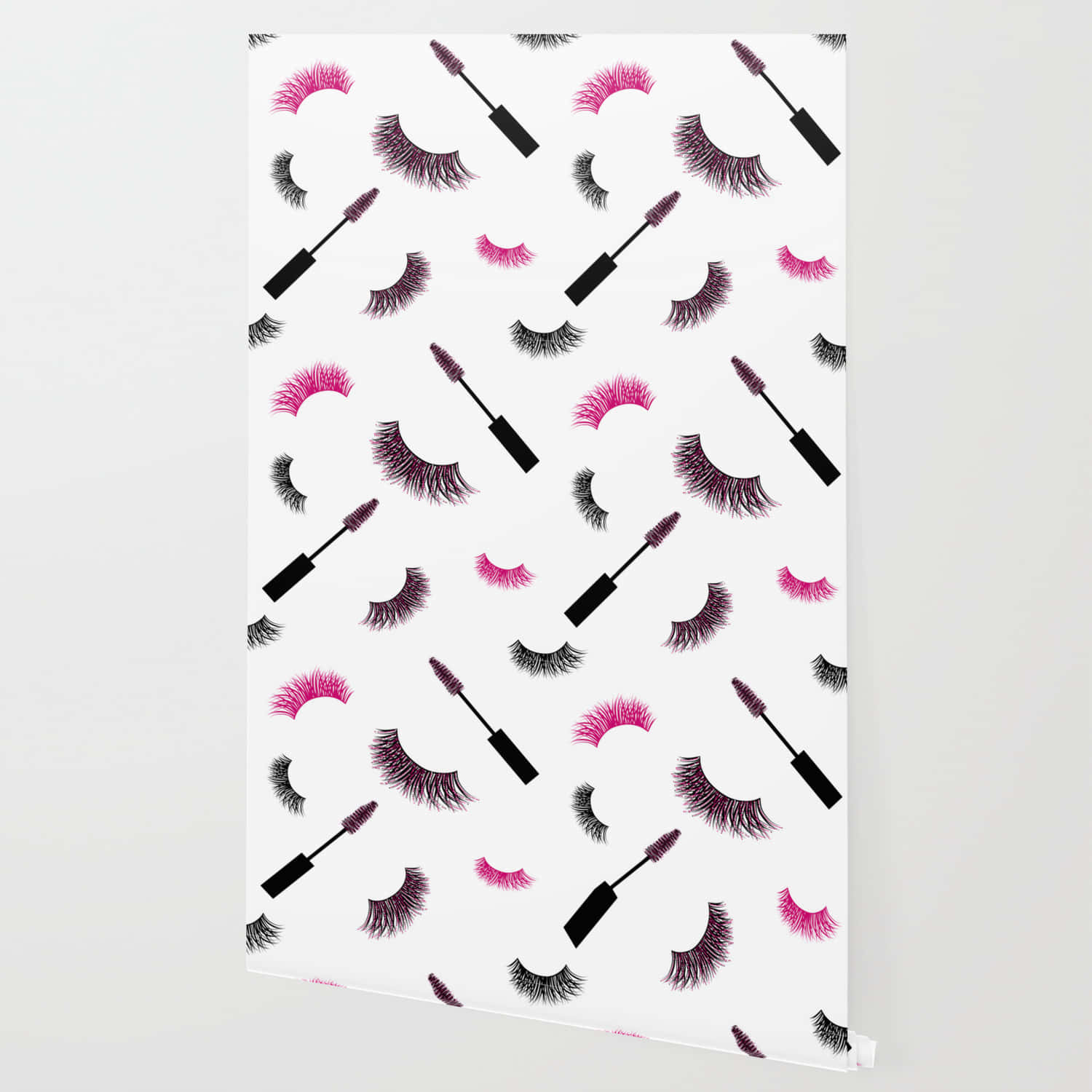 A Wallpaper With Lashes And Mascara On It