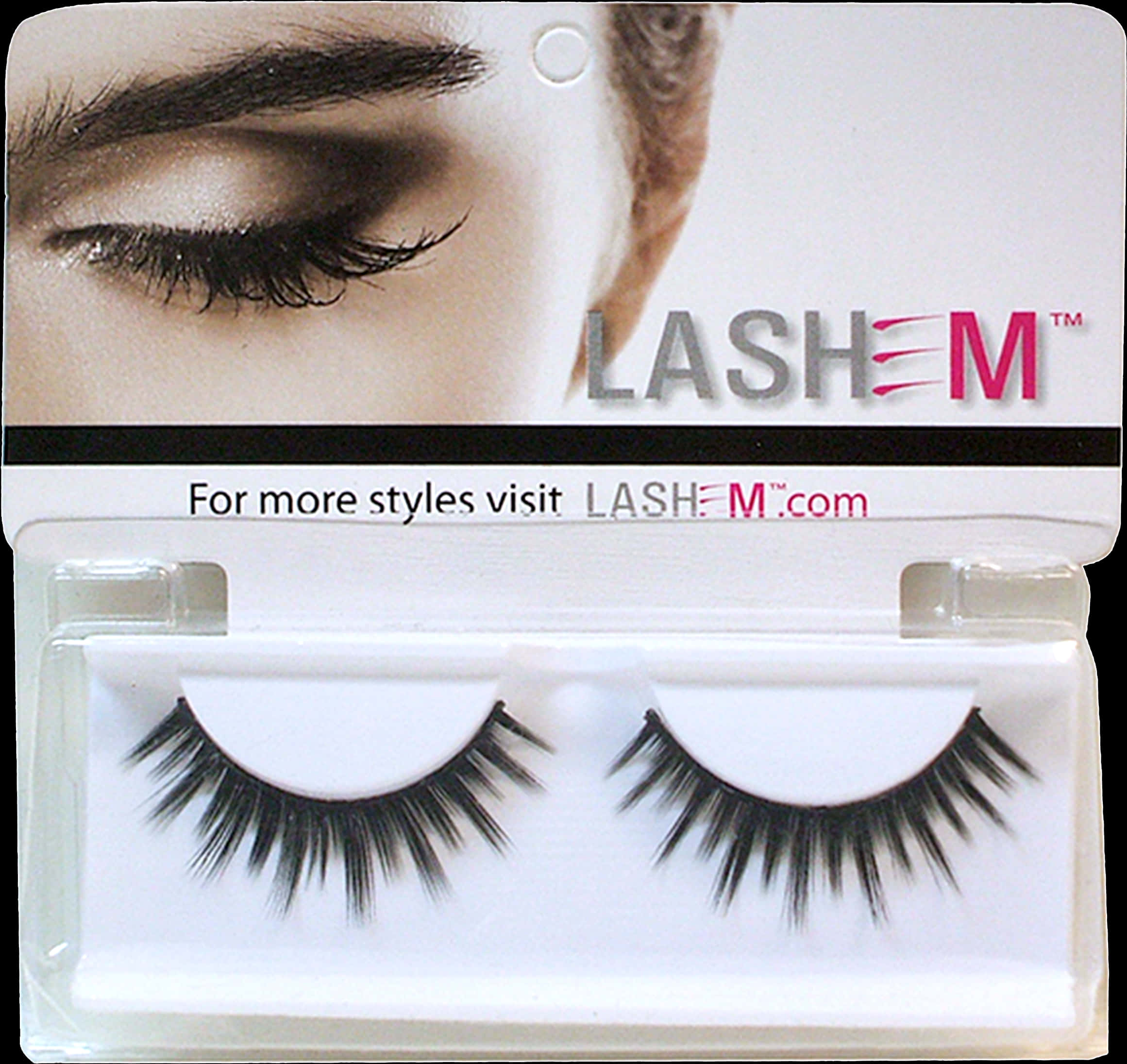 Lash E M Fake Eyelashes Packaging PNG