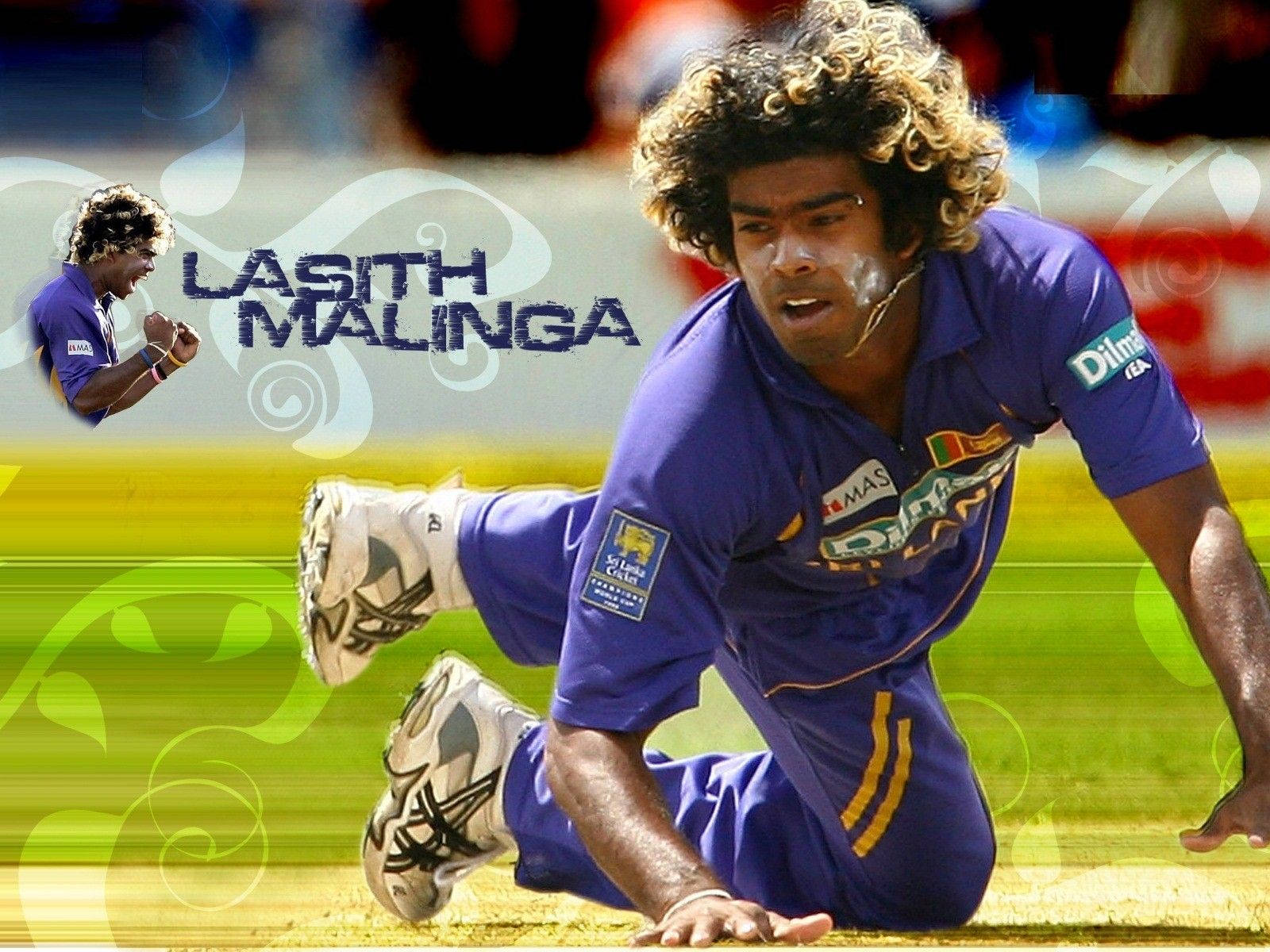 Lasit Malinga Player Sri Lanka Cricket Wallpaper