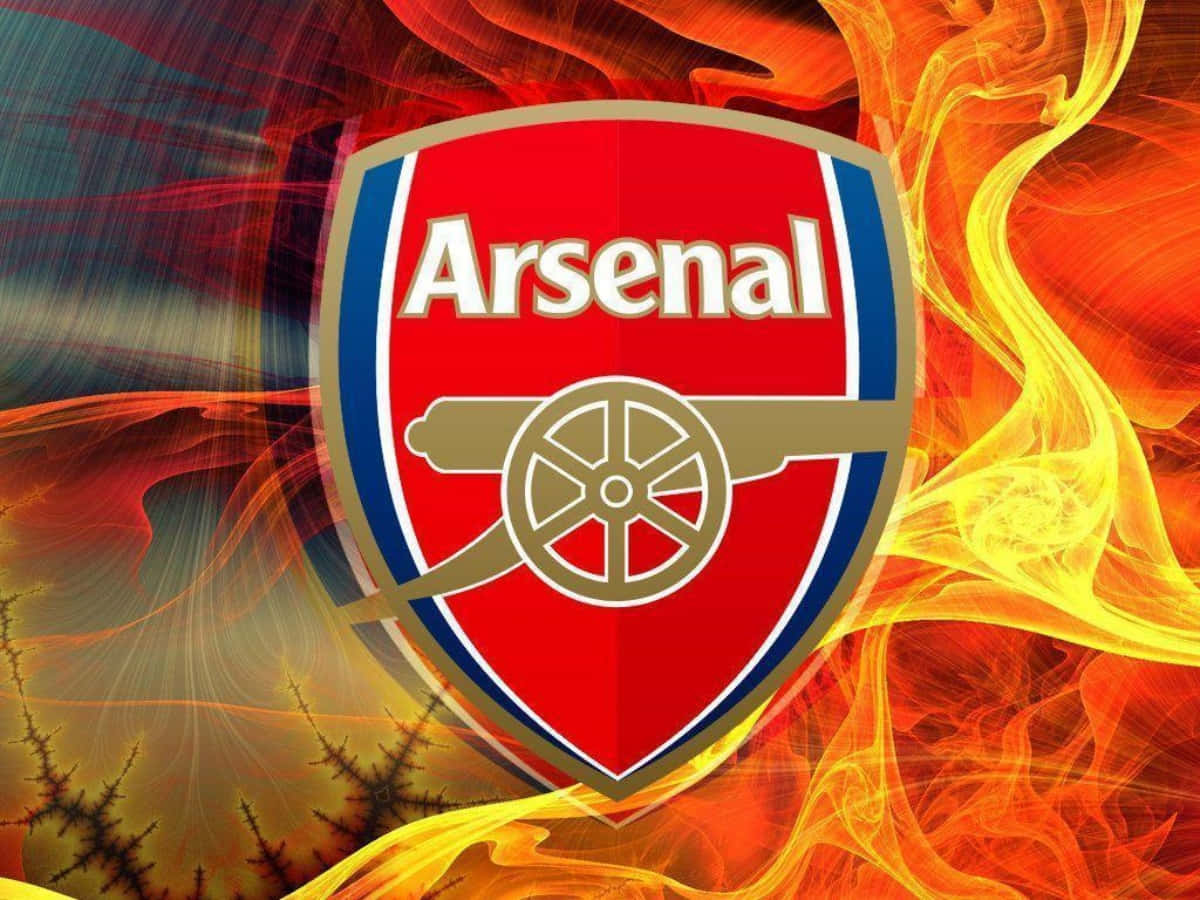 Lasquadra Di Calcio Dell'arsenal Festeggia La Sua Vittoria.