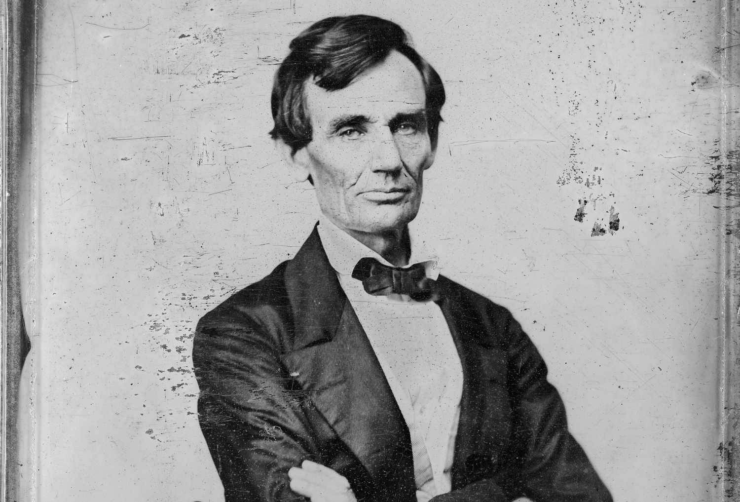 Last Beardless Photograph Of Abraham Lincoln Wallpaper