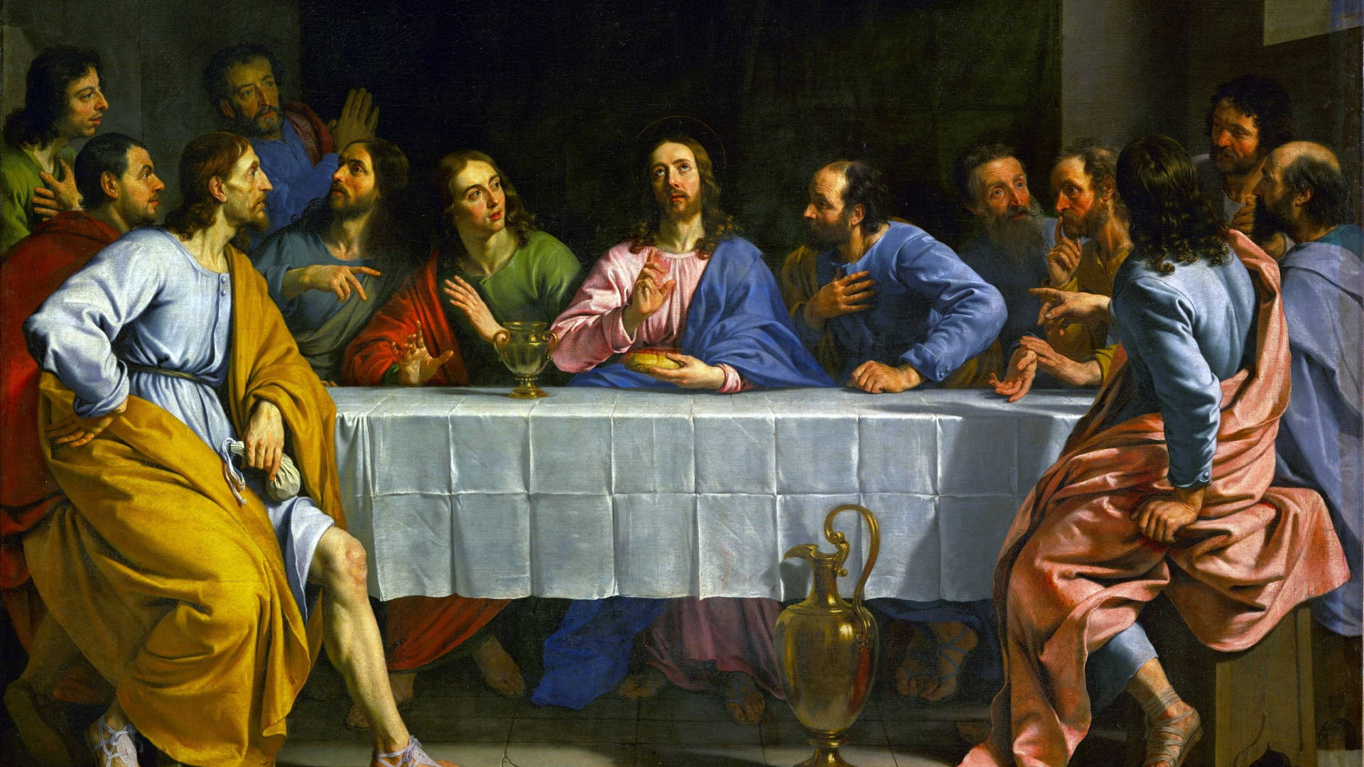 Last Supper Jesus Desktop Wallpaper