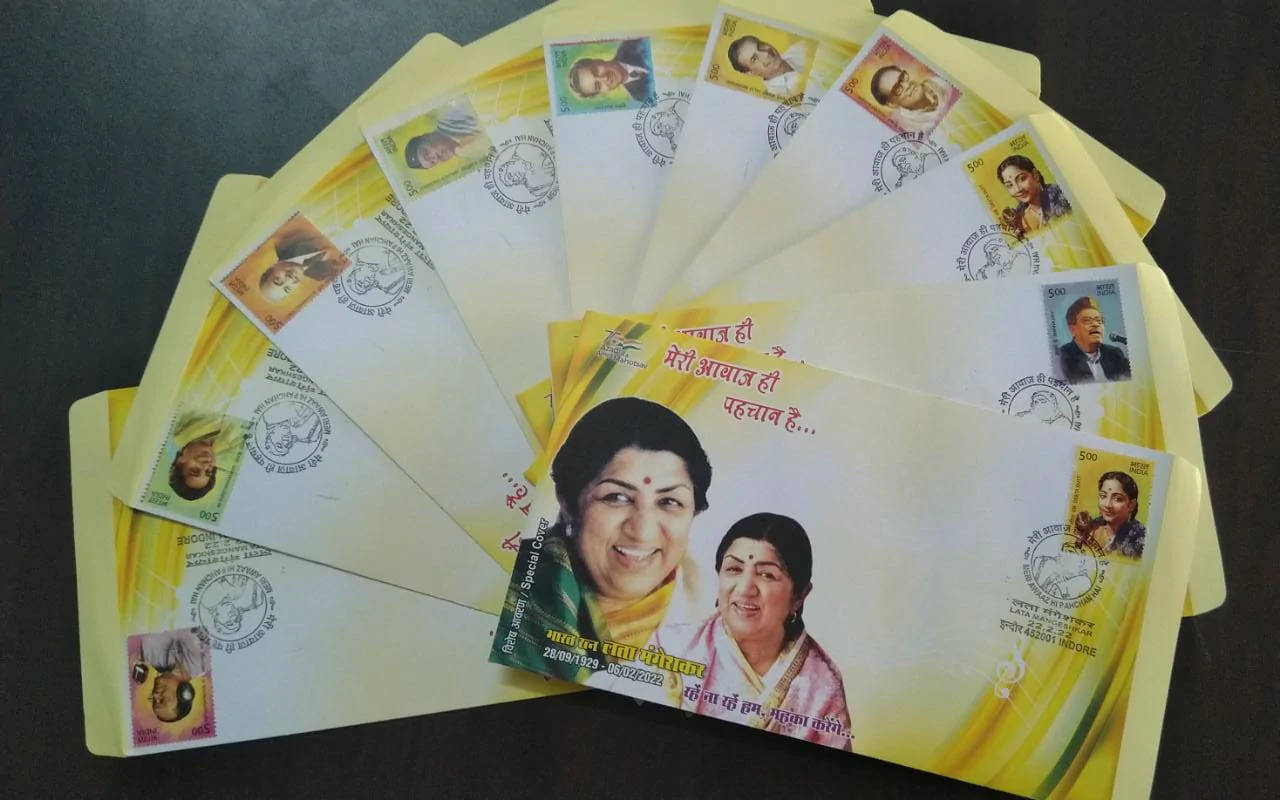 Lata Mangeshkar Concert Cards