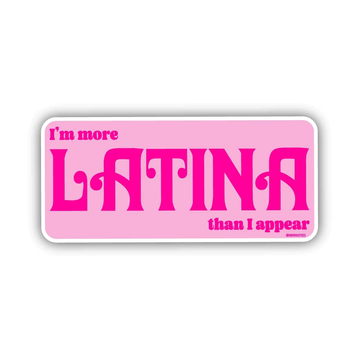 Latina Identiteitsverklaring Sticker Achtergrond