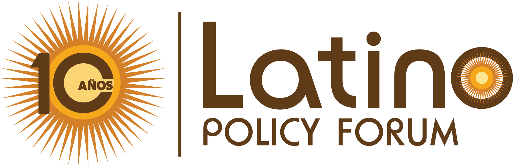 Latino Policy Forum10th Anniversary Logo PNG