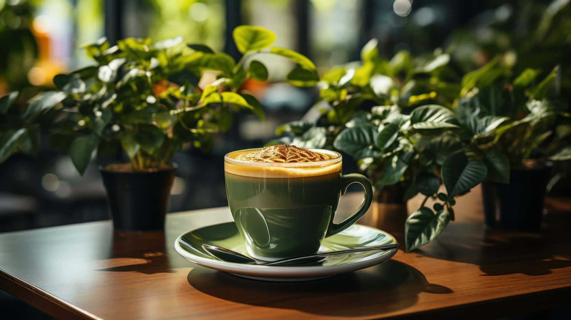Latte Art Coffee Shop Vibes.jpg Wallpaper