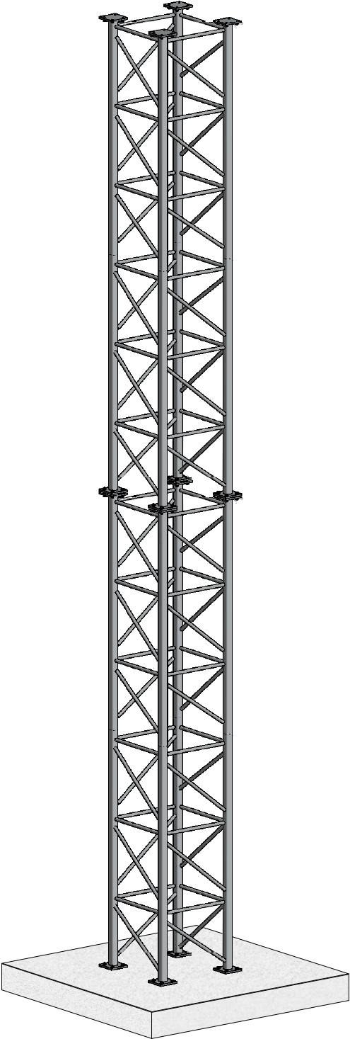 Lattice Structure Tower Design PNG