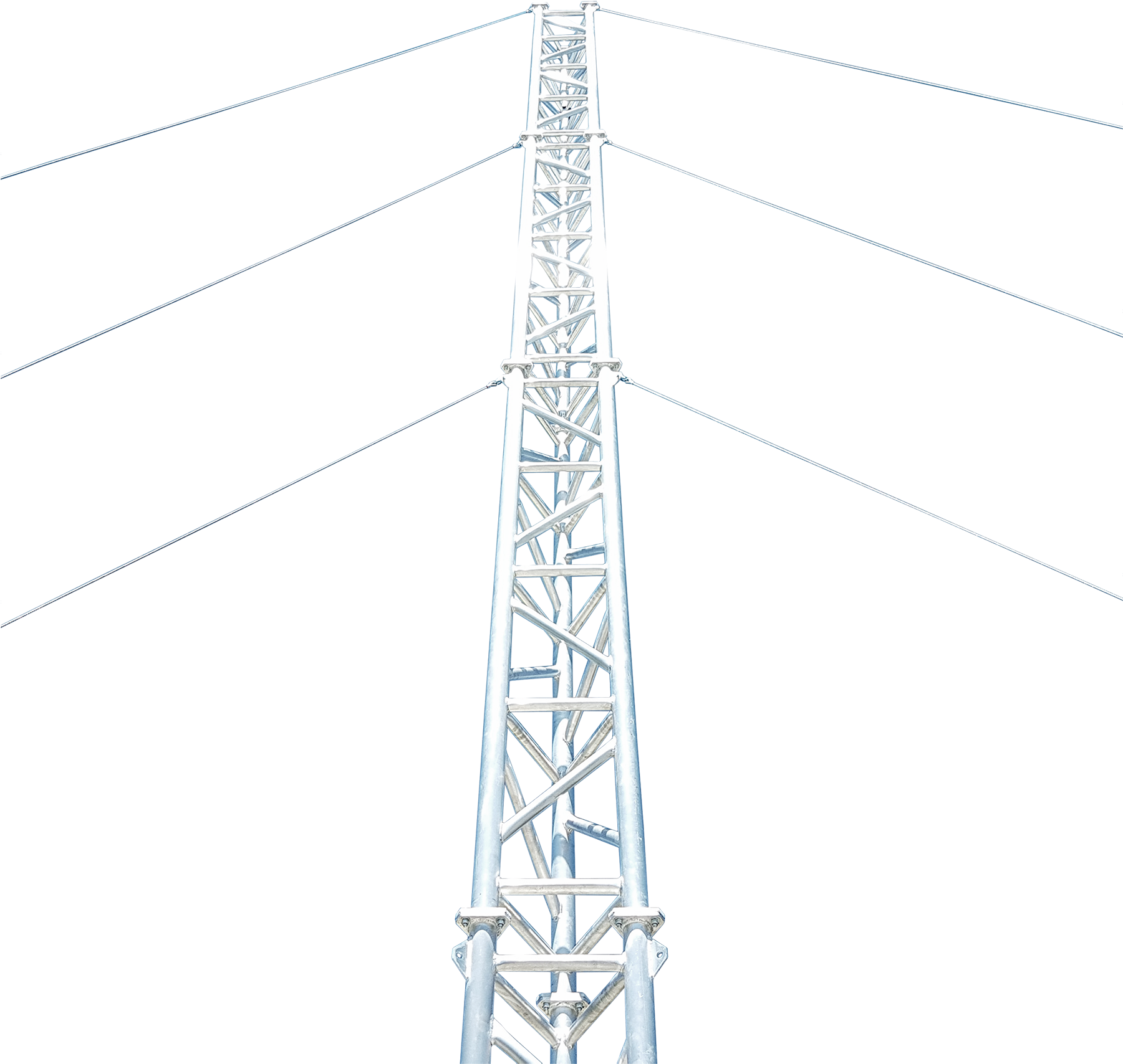 Lattice Tower Aerial View PNG