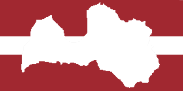 Latvia Flag Map Graphic PNG
