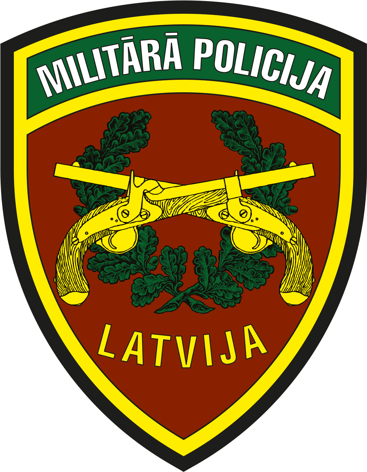 Latvian Military Police Emblem PNG