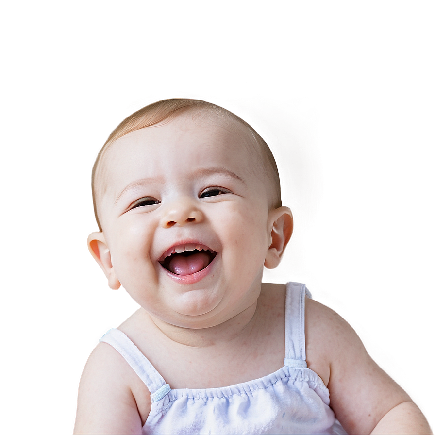 Laughing Baby Girl Picture Png Veu80 PNG