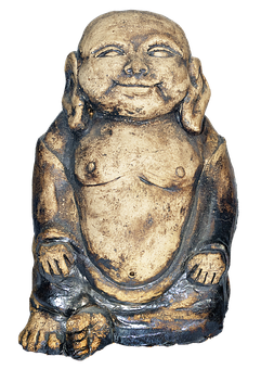 Laughing Buddha Statue PNG