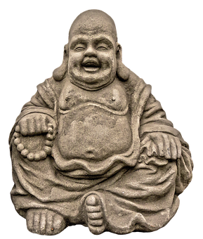 Laughing Buddha Statue PNG