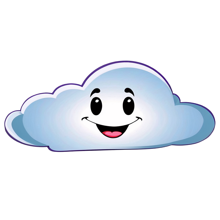 Download Laughing Cartoon Cloud Png Xay76 | Wallpapers.com