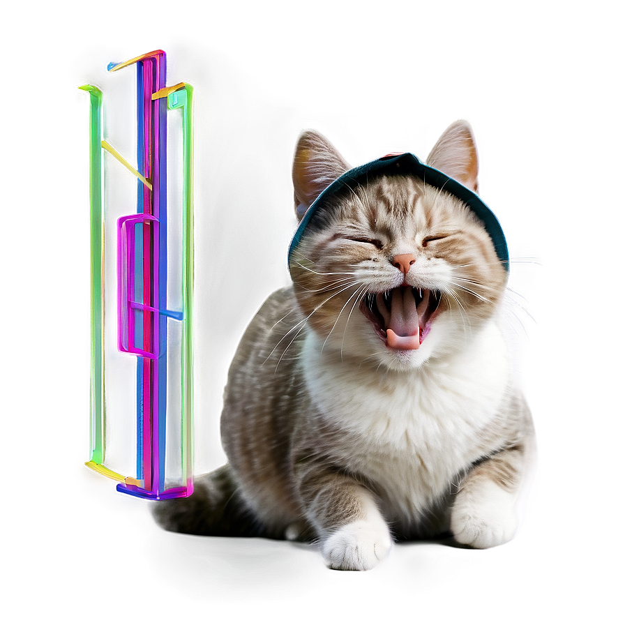 Download Laughing Cat Meme Png Kwq | Wallpapers.com