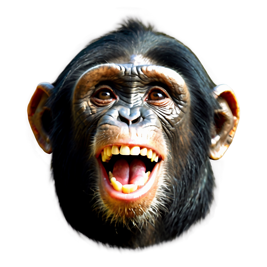 Download Laughing Chimpanzee Moment Png 5 | Wallpapers.com