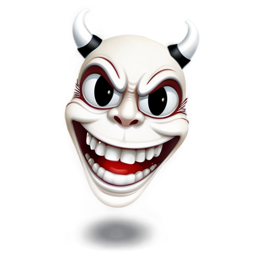 Download Laughing Devil Emoji Png Lhk23 | Wallpapers.com