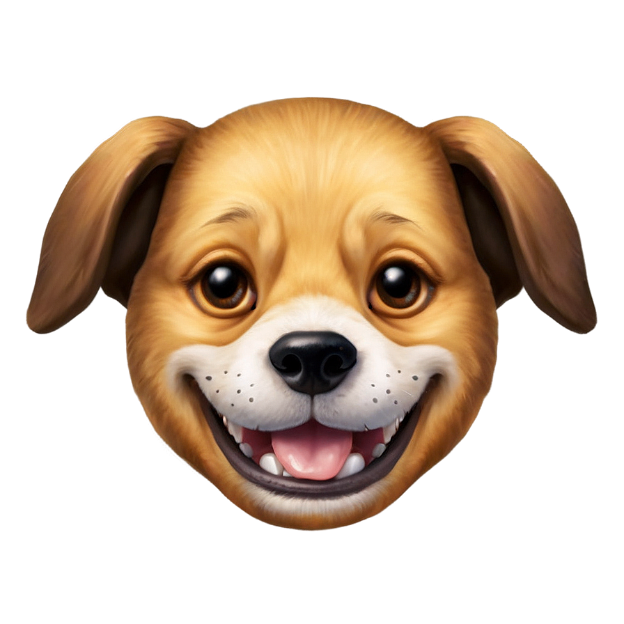 Laughing Dog Face Emoji Png Qhm PNG