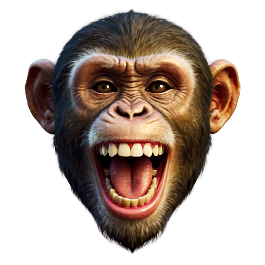 Laughing Monkey Face Emoji Png Cul90 PNG