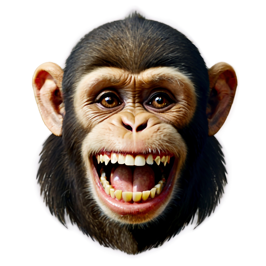 Laughing Monkey Face Emoji Png Jdh25 PNG