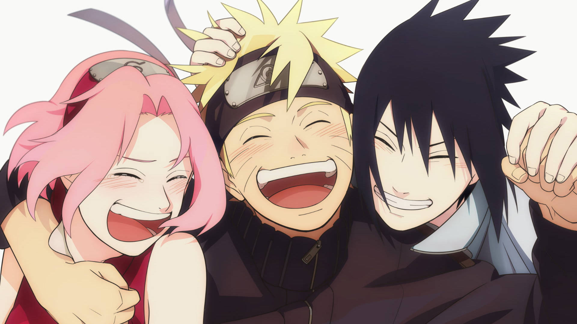 Laughing Team 7 Naruto iPad Wallpaper