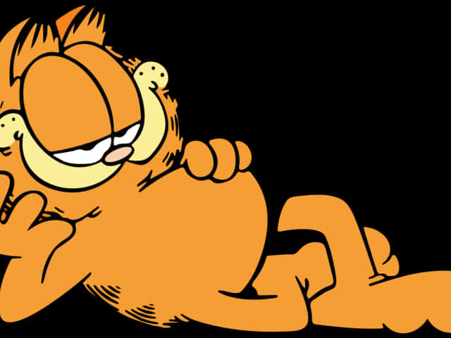 Laughing_ Garfield_ Cartoon PNG