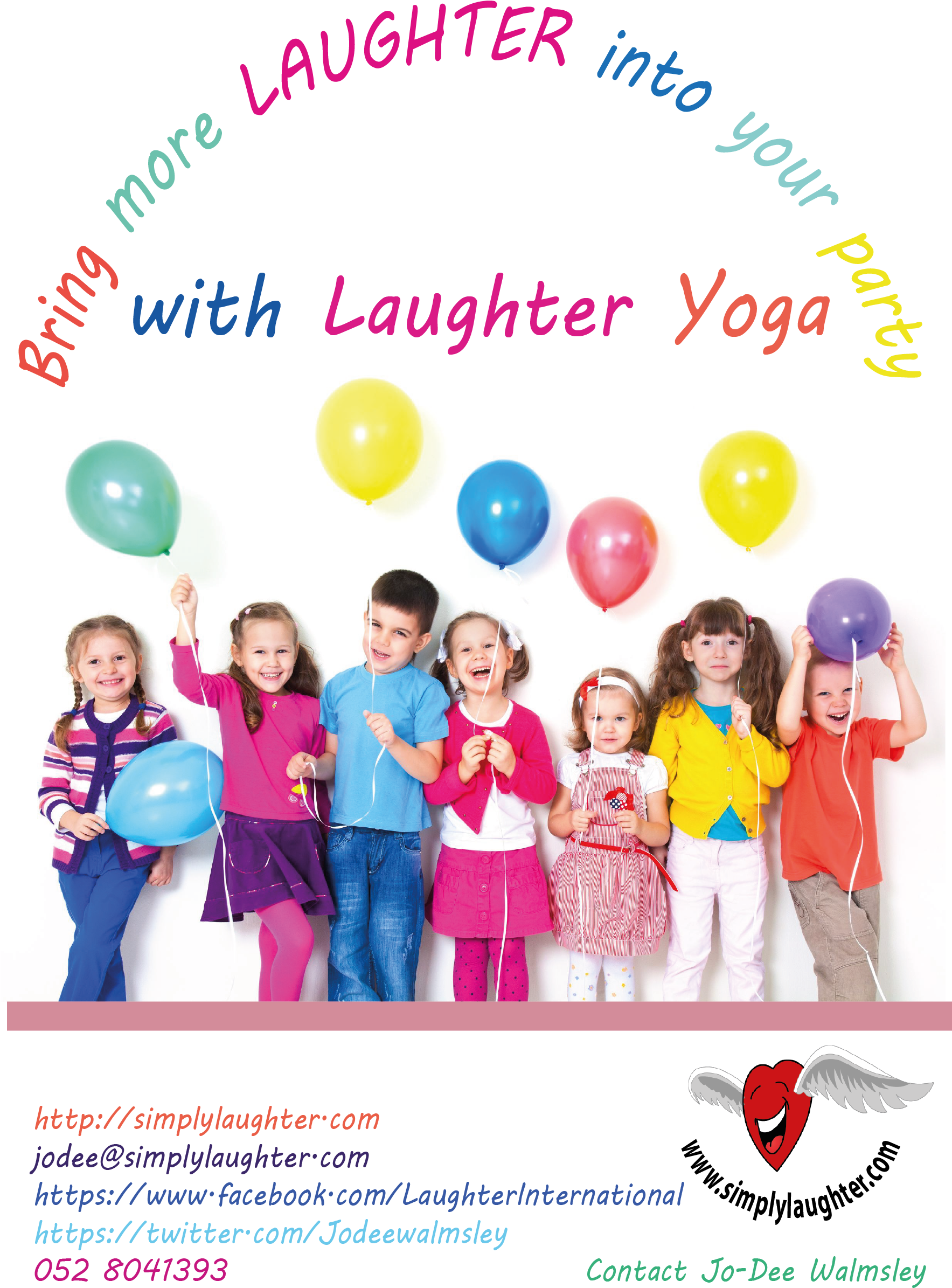 Laughter Yoga Party Kids PNG