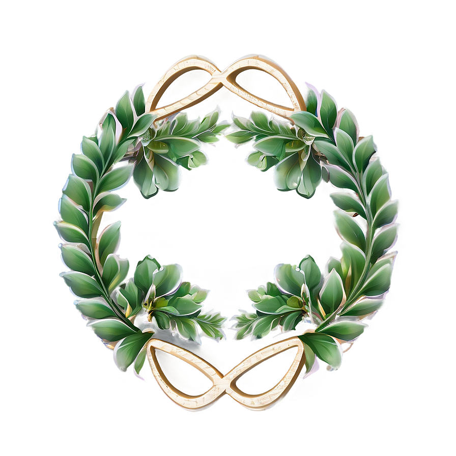 Laurel Monogram Frame Png Way PNG