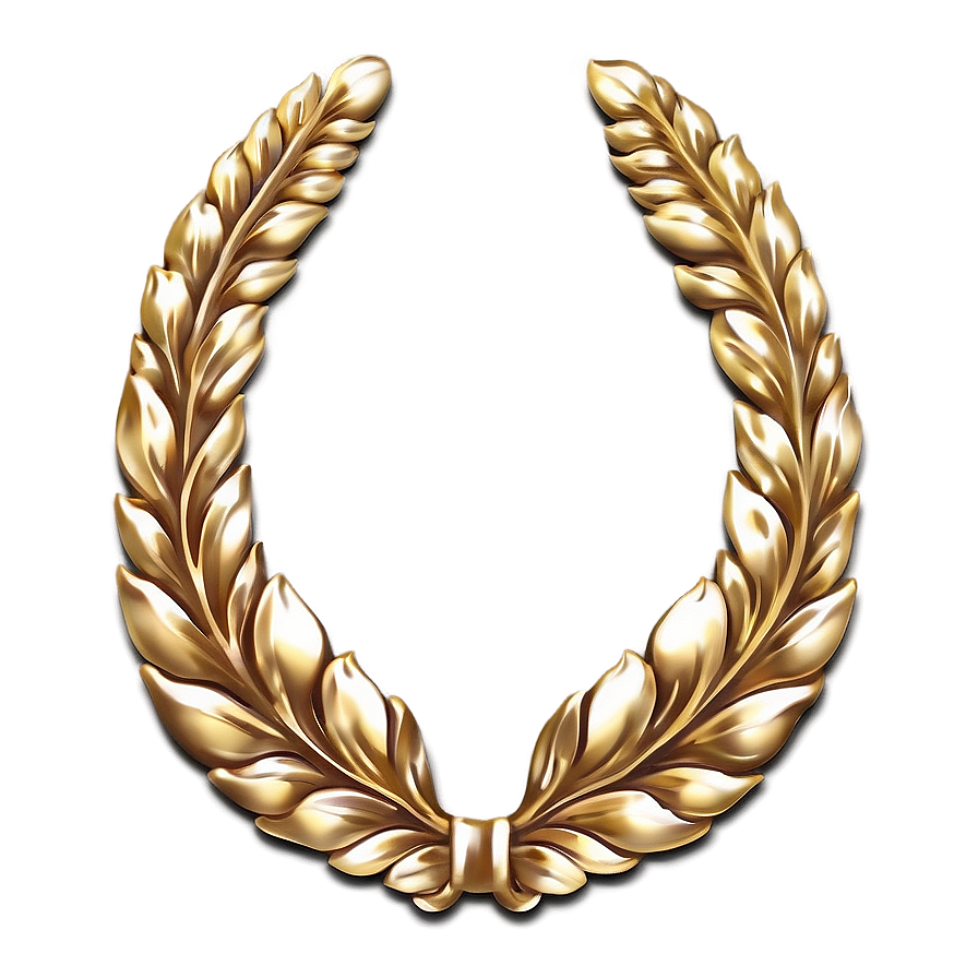 Laurel Wreath Medal Png Mhu PNG