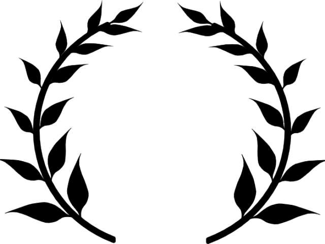 Laurel Wreath Silhouette PNG