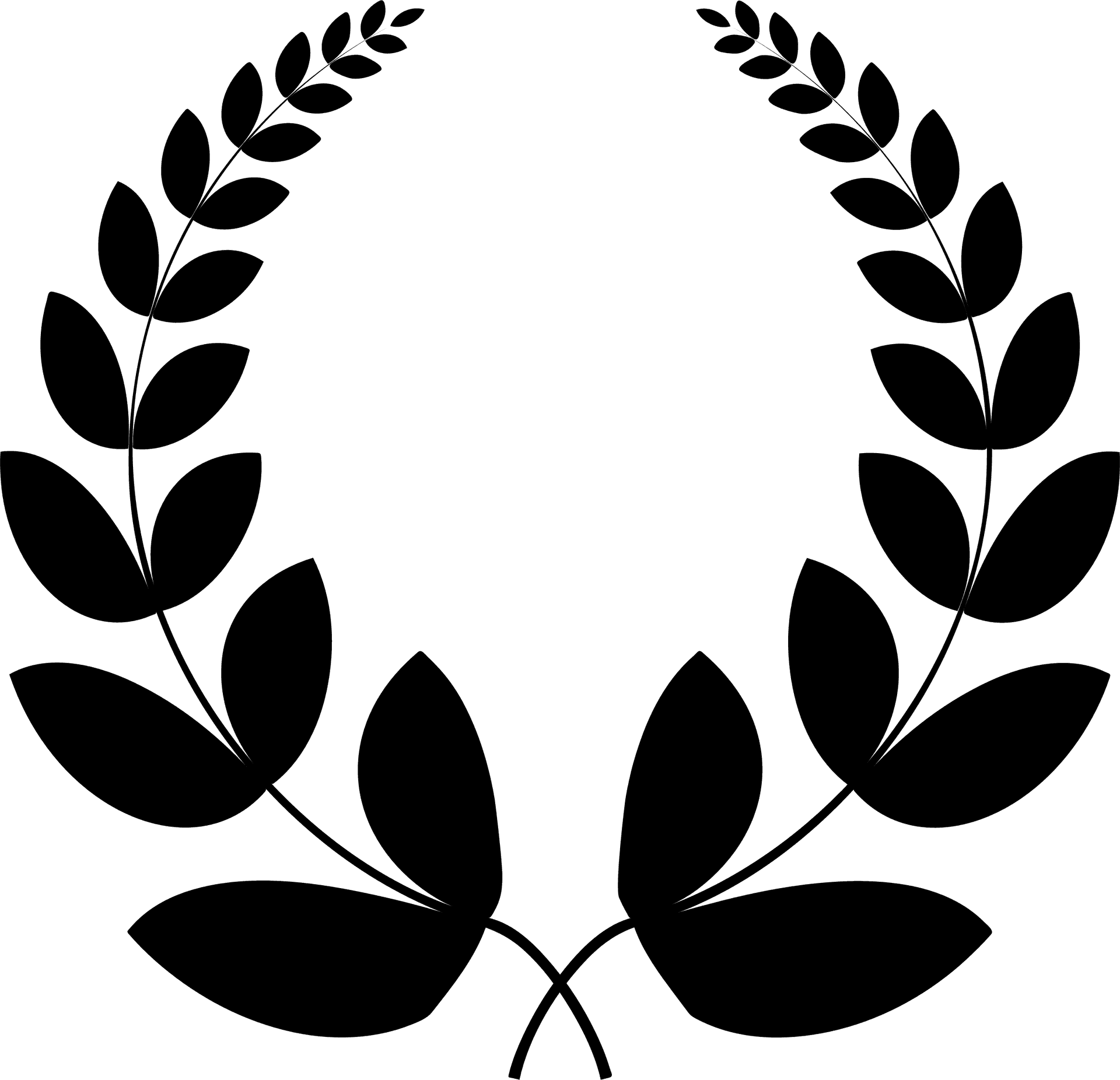 Laurel Wreath Symbol Graphic PNG